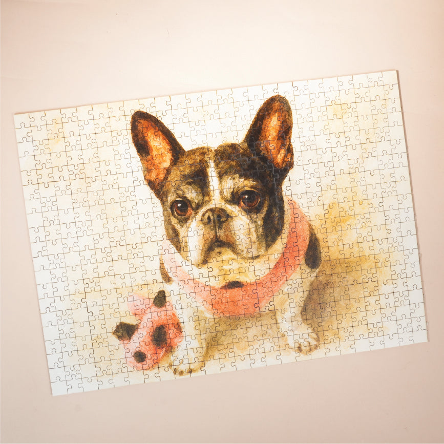 Personalized Painting Puzzle, Perfect Gift for your Family, Gift For Friends, Gift for Pets