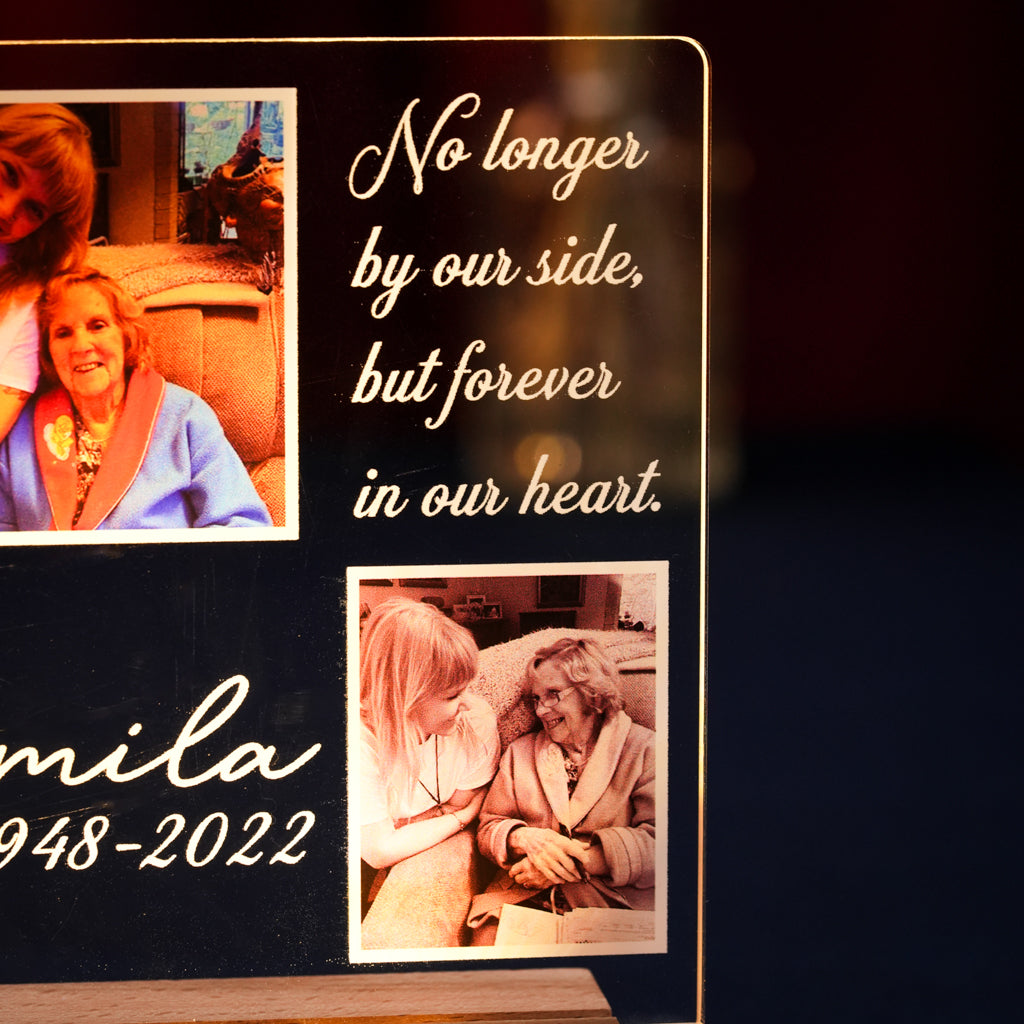 Personalized Mother's Day Memorial Light – In Loving Memory of Mom