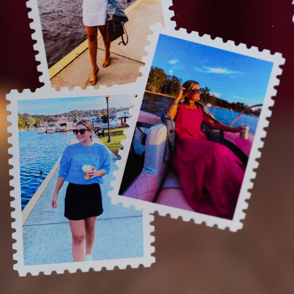 Personalized Birthday Plaque with Photos & Love Letter