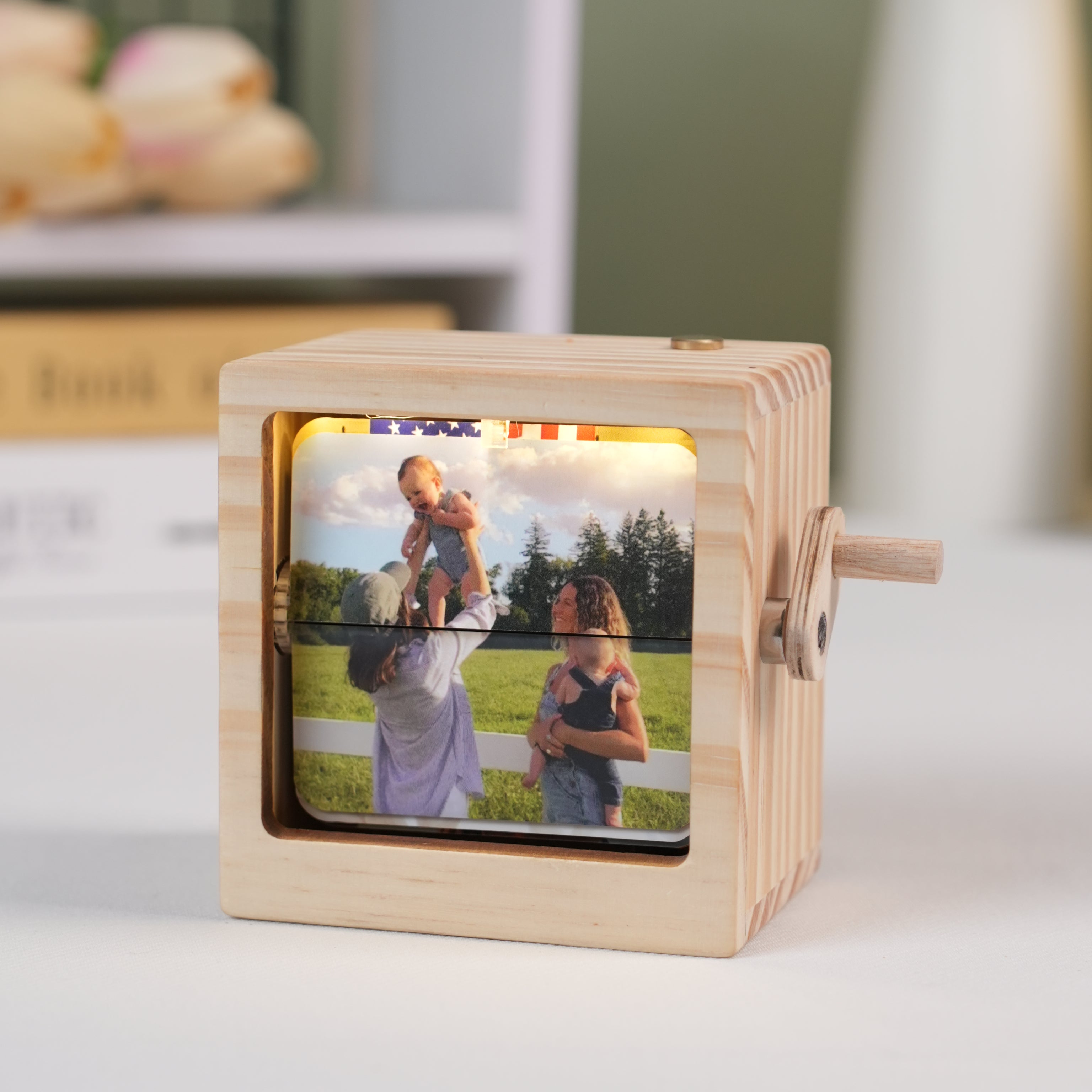 Personalized Flip Photo Box – Capture Moments, Forever