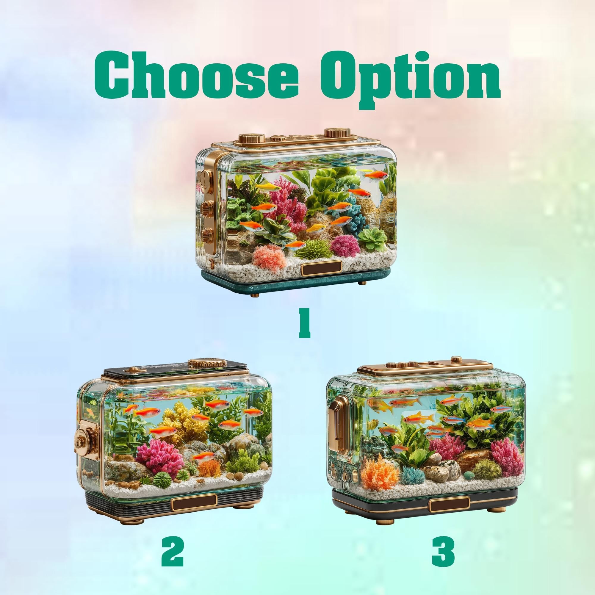 Personalized Retro Aquarium Fish Tank Acrylic Christmas Ornament - Xmas Decor Gift for Fish Lovers, Gift for Office or Home Decor 2025