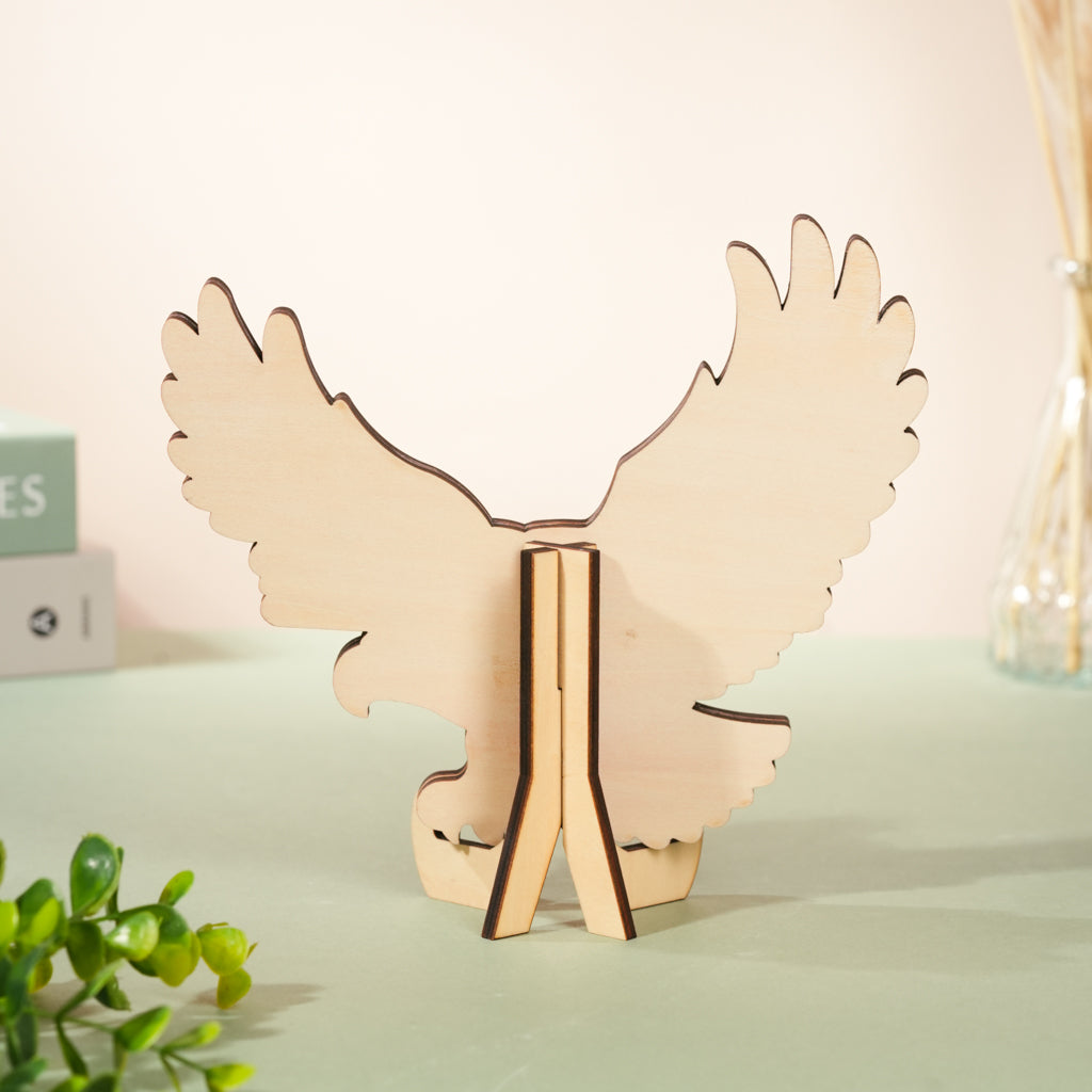 Wooden Frame Bald Eagle – Celebrate 4th of July with Your Family