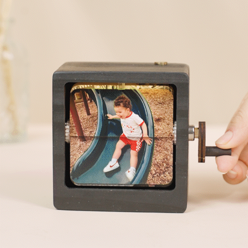 Personalized Flip Photo Box – Capture Moments, Forever
