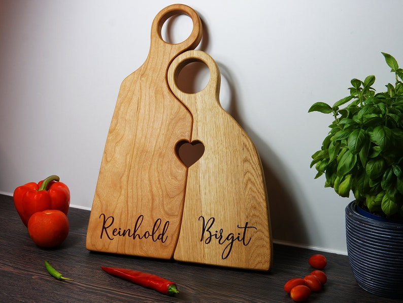 Personalized Cutting Board for Wedding Gift, Engraved Couples Charcuterie Board, Custom Anniversary Gift for Him/Her