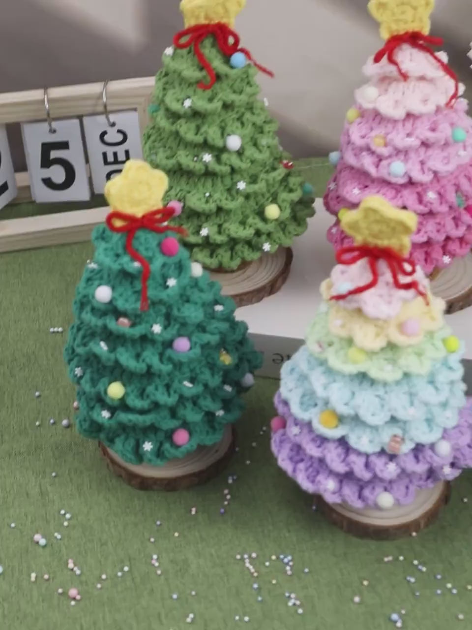 Handmade Crochet Christmas Tree | Cute and Unique Ornament for Gifts & Home Decoration | Christmas Gift
